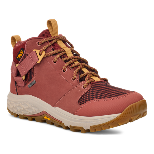 Teva Grandview GTX women's hiking boot in Marsala/Sundried Tomato, angle view