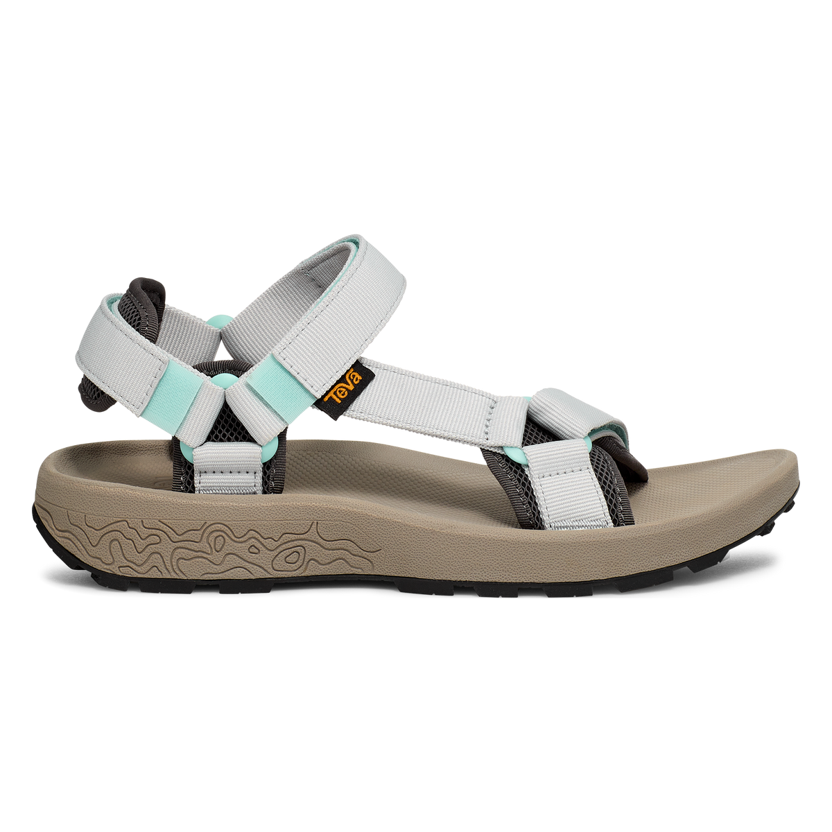 Teva Hydratrek women's water sandal in Lunar Rock, side view