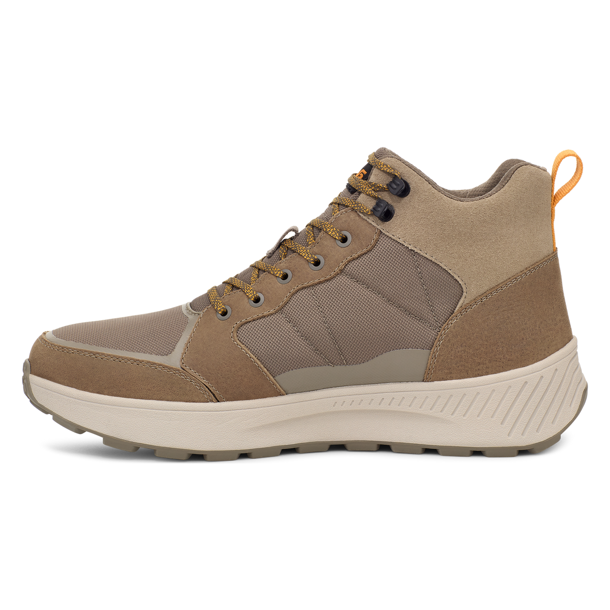 Teva Ellwood Mid men's hiking boot in Taupe, inside view