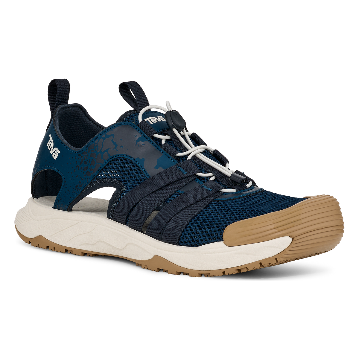 Teva Hydratrek Sandal CT men's closed-toe water sandal in Blue Opal, angle view