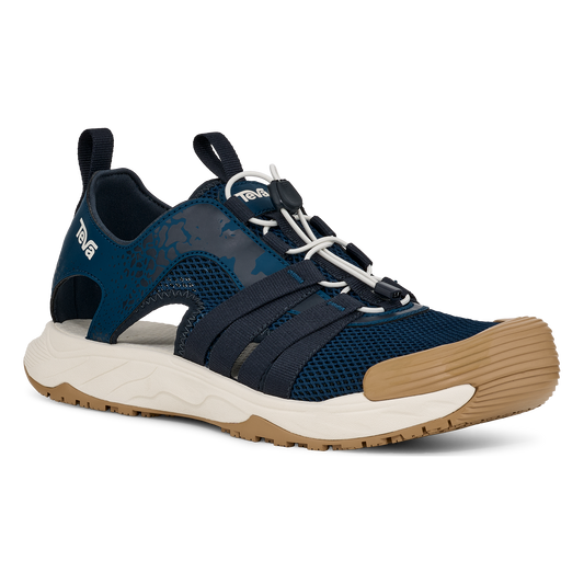 Teva Hydratrek Sandal CT men's closed-toe water sandal in Blue Opal, angle view