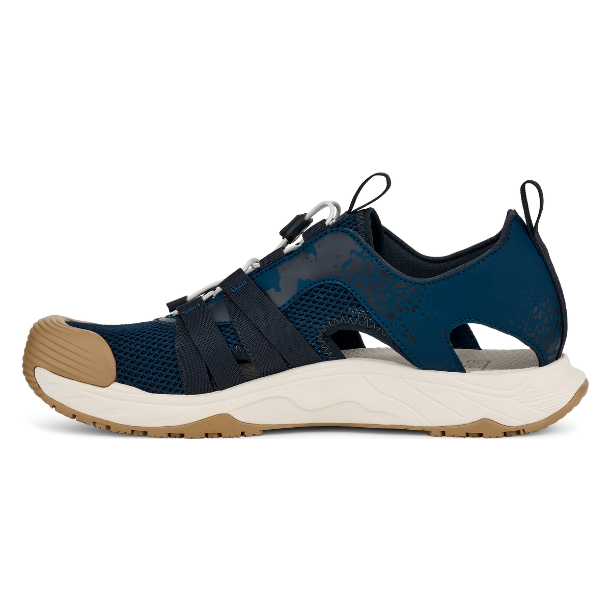 Teva Hydratrek Sandal CT men's closed-toe water sandal in Blue Opal, inside view