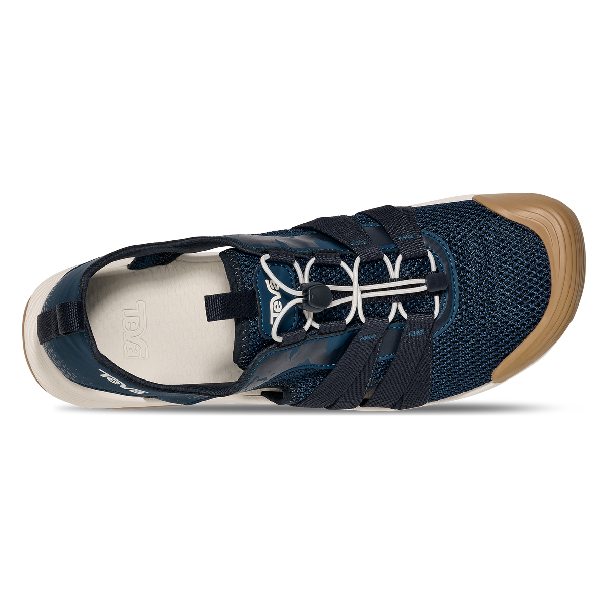 Teva Hydratrek Sandal CT men's closed-toe water sandal in Blue Opal, top view