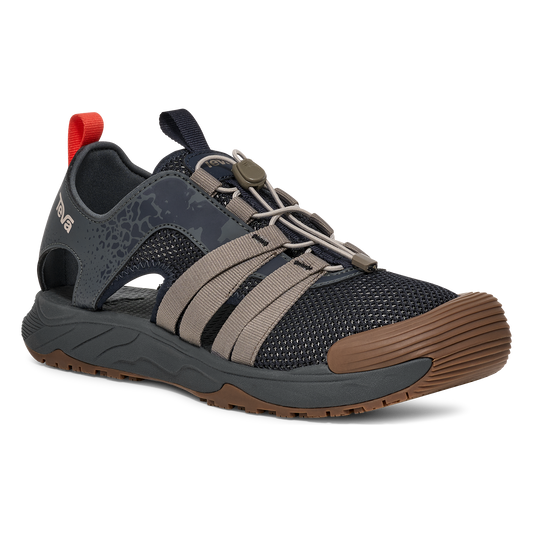 Teva Hydratrek Sandal CT men's closed-toe water sandal in Dark Shadow, angle view