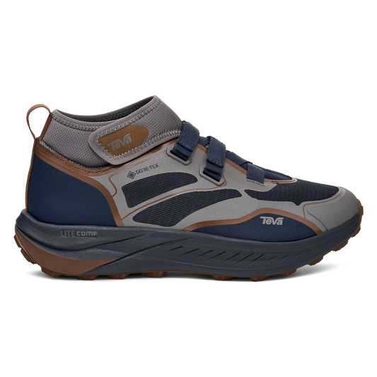 Teva Trailwinder Mid GTX men's hiking boot in Phantom/Total Eclipse, side view