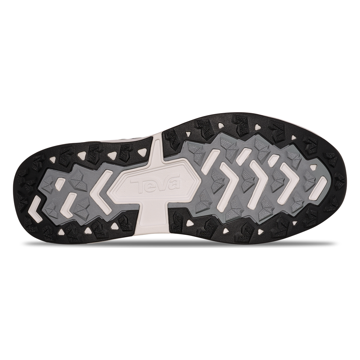 Teva Hurricane Trailsetter men's trail shoe in Black/Grey, sole