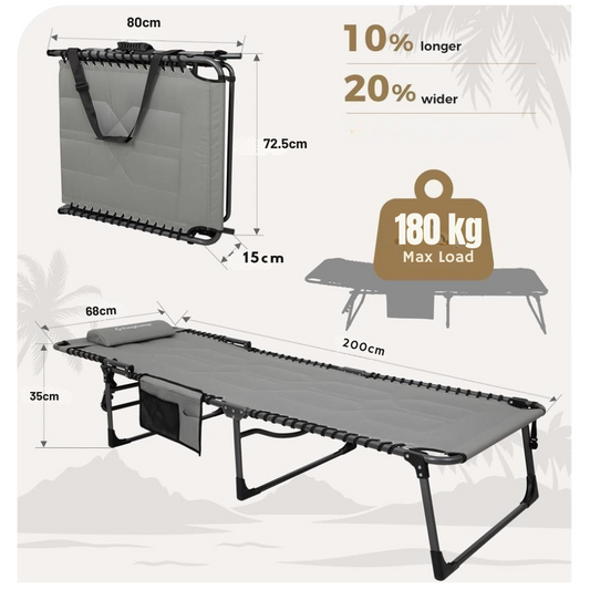 KingCamp Magnolia Folding Sun Lounger