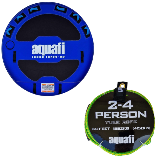 Aquafi Towable Rodeo 3-4 Person Biscuit 75in with Rope