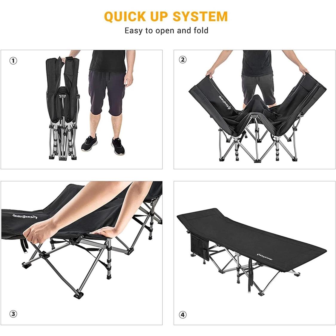 KingCamp Folding Camping Bed Heavy Duty (3)