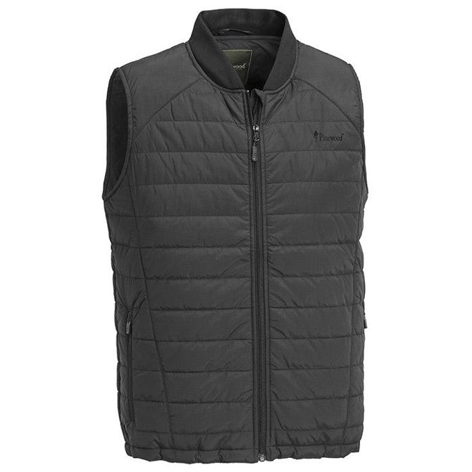 Pinewood Delbert Padded Outdoor Vest Dark Anthracite - Small