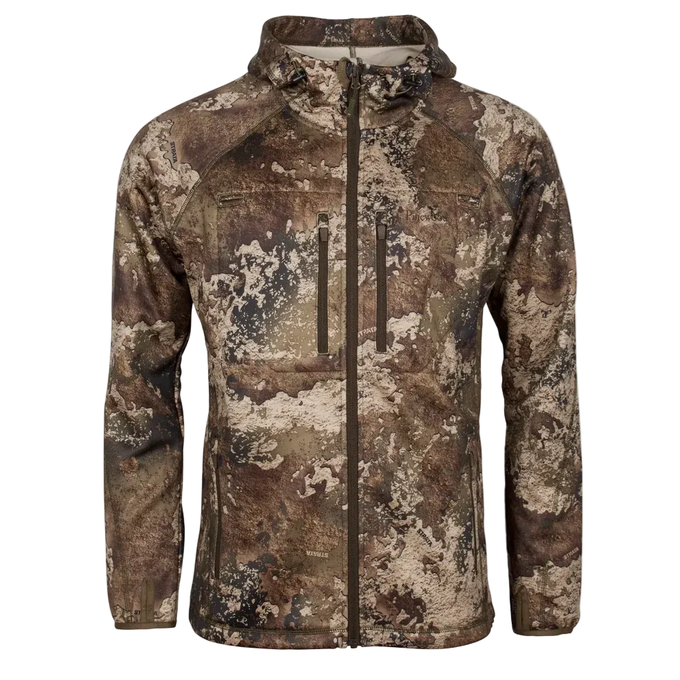 Pinewood Furudal Active Camou Powerfleece Hoodie Strata