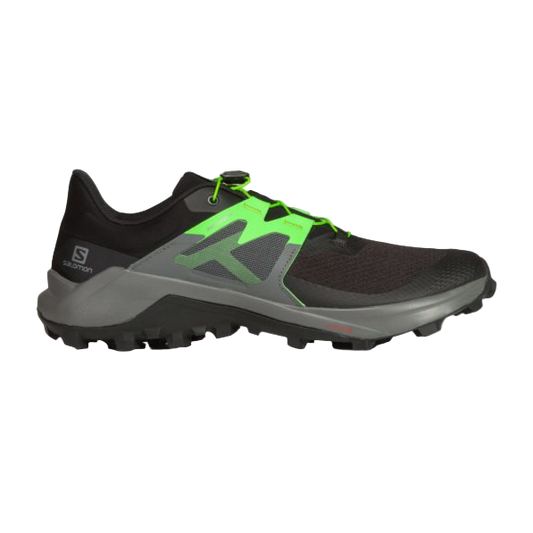 Salomon Wildcross 2 Black Quiet Shade Green Gecko - 8.5