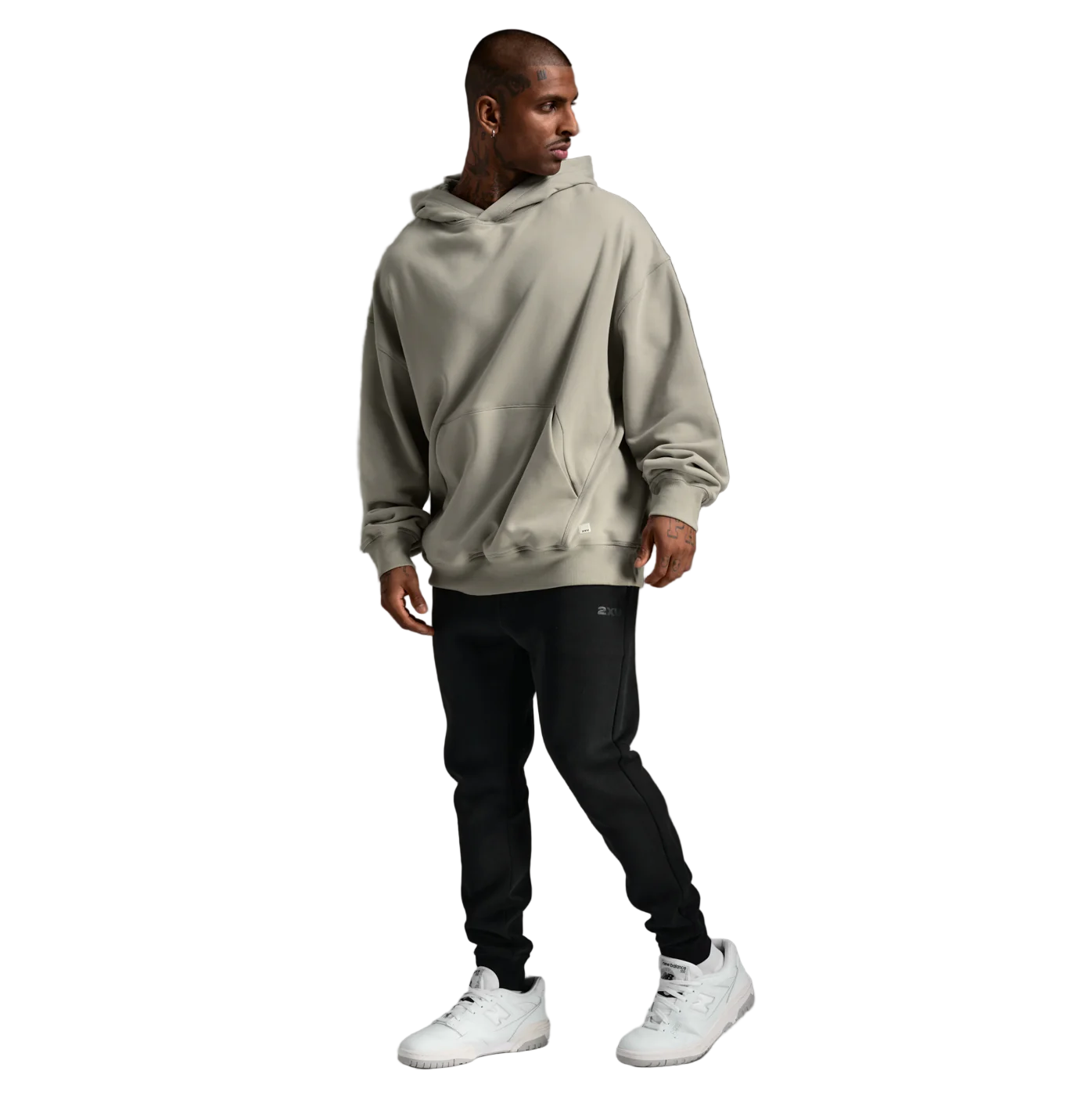 2XU Unisex EZ Oversized Organic Cotton Hoodie