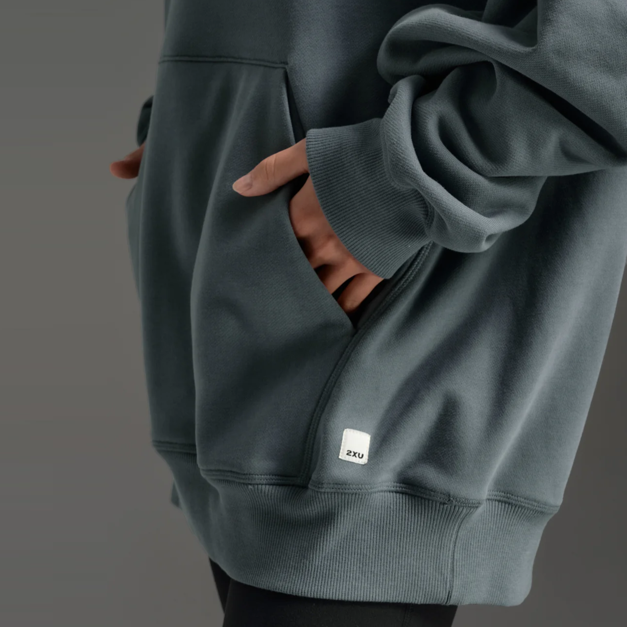 2XU Unisex EZ Oversized Organic Cotton Hoodie