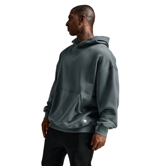 2XU Unisex EZ Oversized Organic Cotton Hoodie - Dark Sage - Large