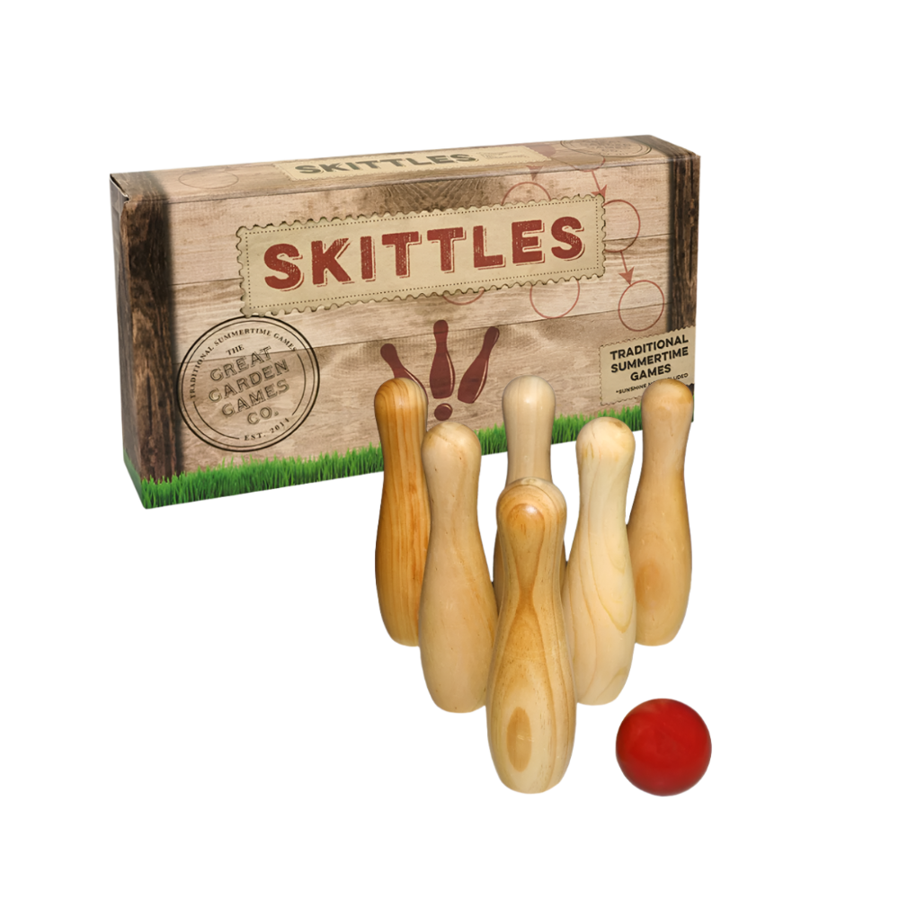 Professor Puzzle Backyard Wooden Skittles Set