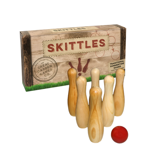 Professor Puzzle Backyard Wooden Skittles Set