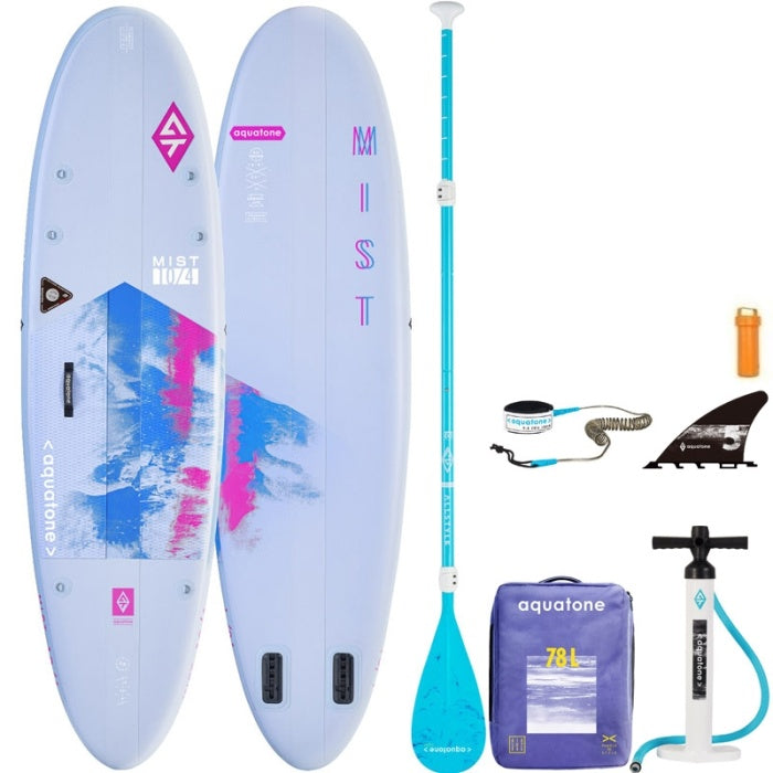 Aquatone Mist 10'4" Compact Inflatable Paddleboard