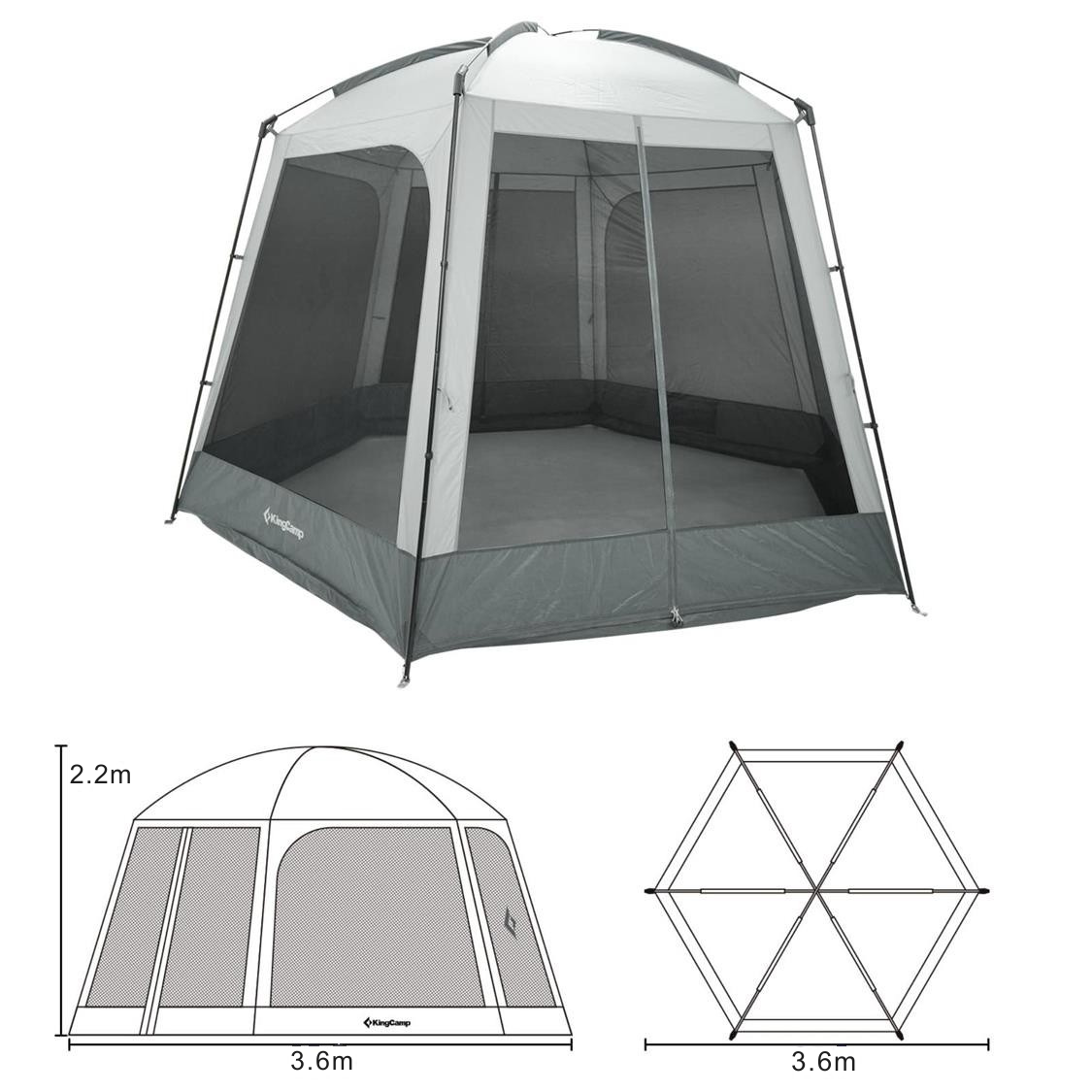 KingCamp Cairo 3.6m Screen Shelter