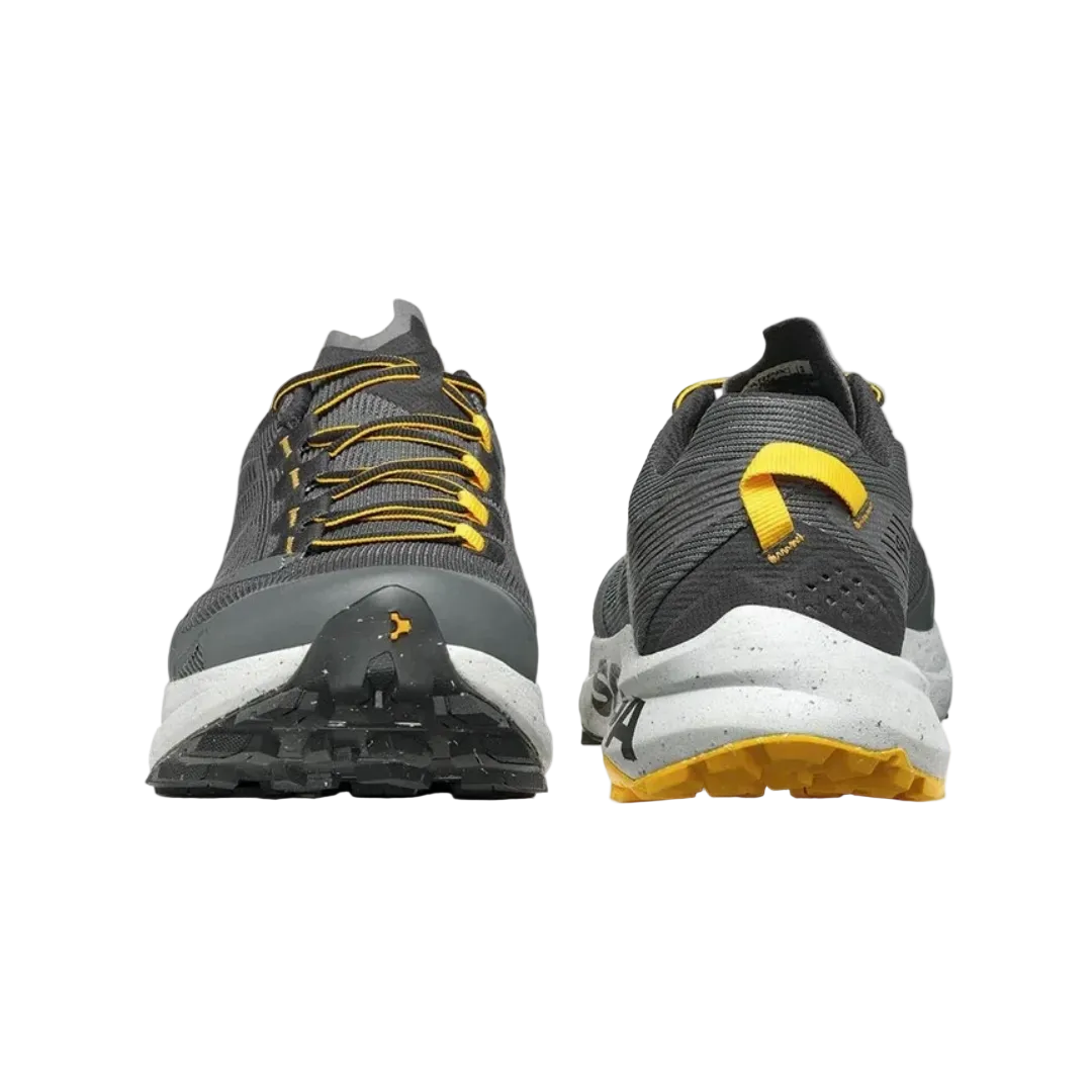 Scarpa Spin Planet Men's Trail Running Shoes - Anthracite Saffron 45