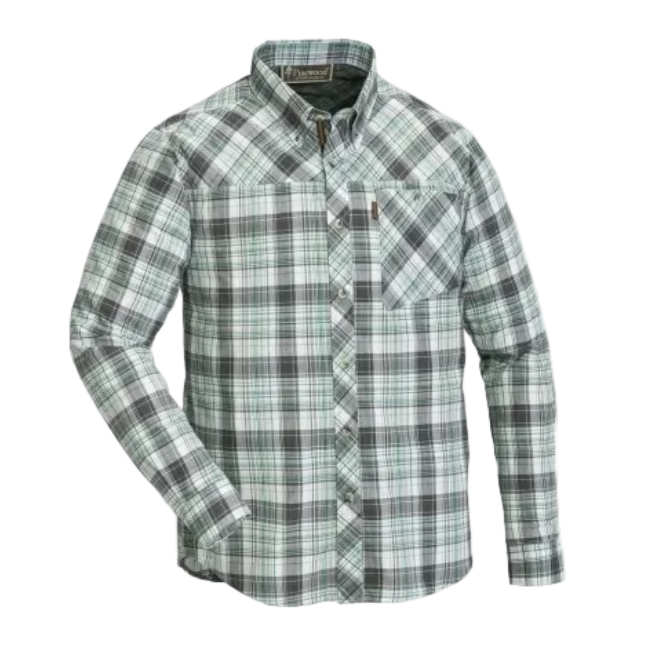pinewood-caribou-slim-skjorta-sea-green-grey