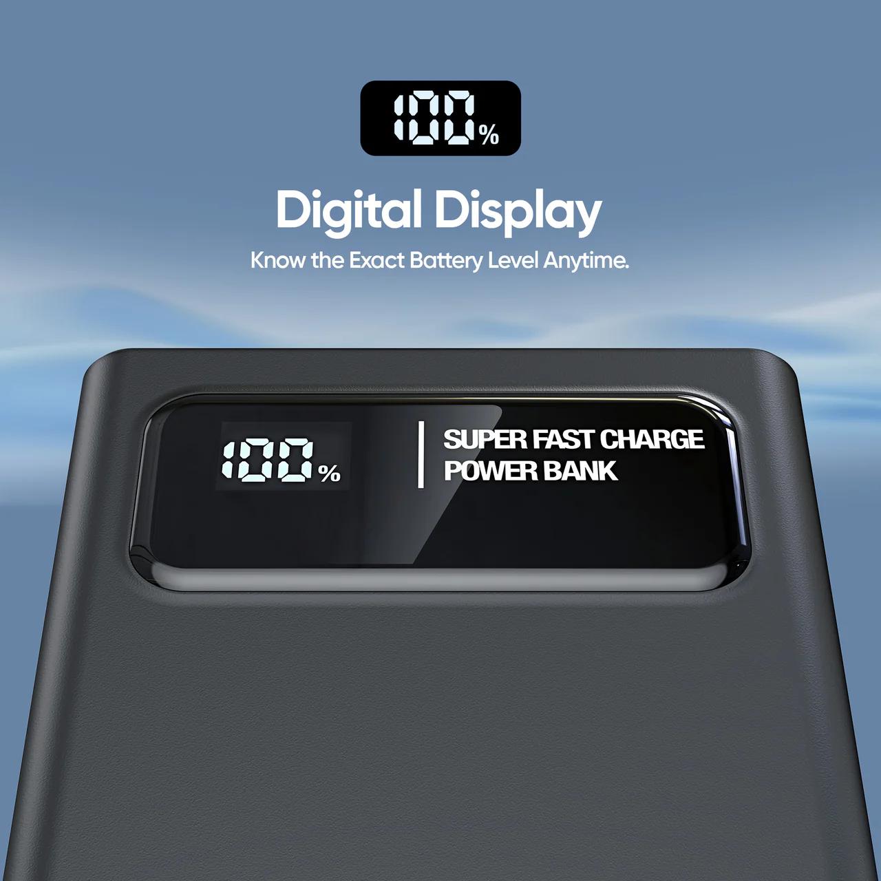 Titan PowerUp 10000mAh Fast Charge USB Powerbank Black