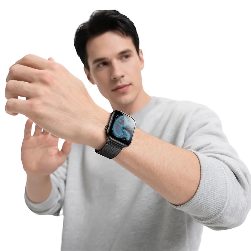 Nexus Pulse IPX6 Waterproof Smartwatch - Black