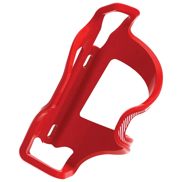 Lezyne Flow Bottle Cage Red - Sideload