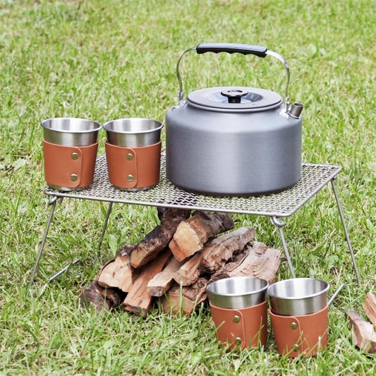 BULIN Camping Kettle Set with 4 Cups (2)