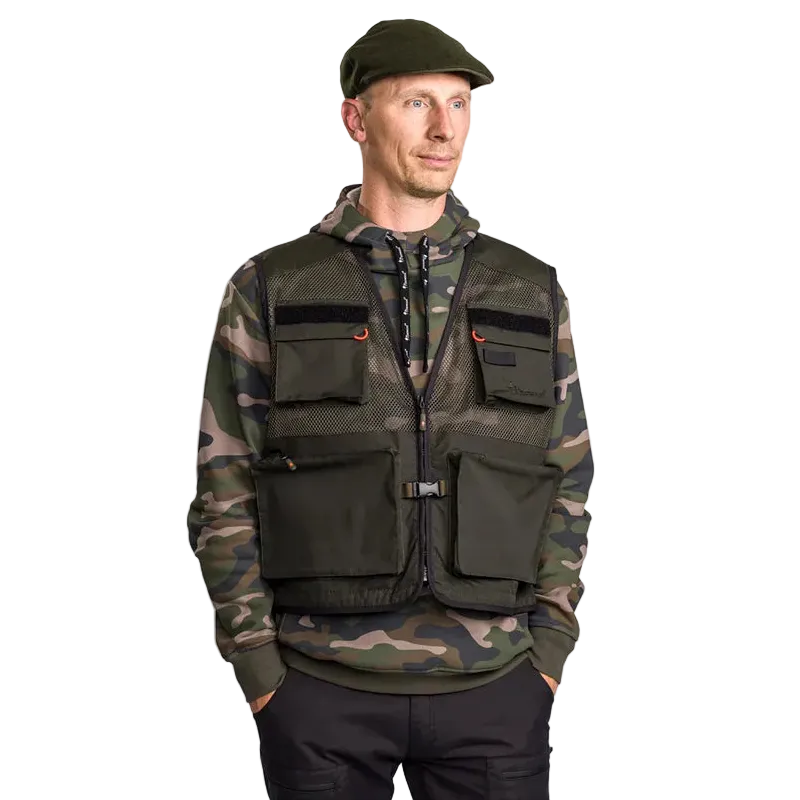 PINEWOOD Active Fishing Vest – Dark Green