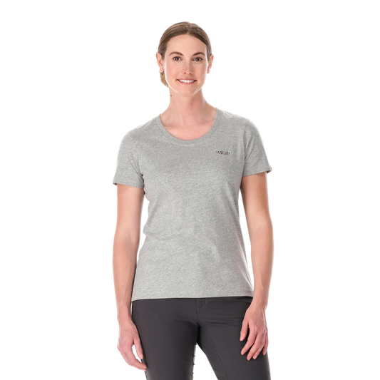 Rab Stance Mountain Peak Women's Organic Tee Grey