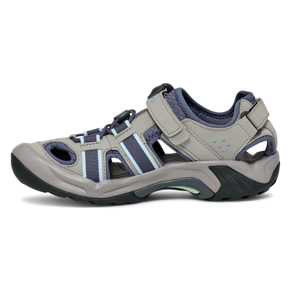 Teva Omnium women's closed-toe water sandal in Slate, inside view