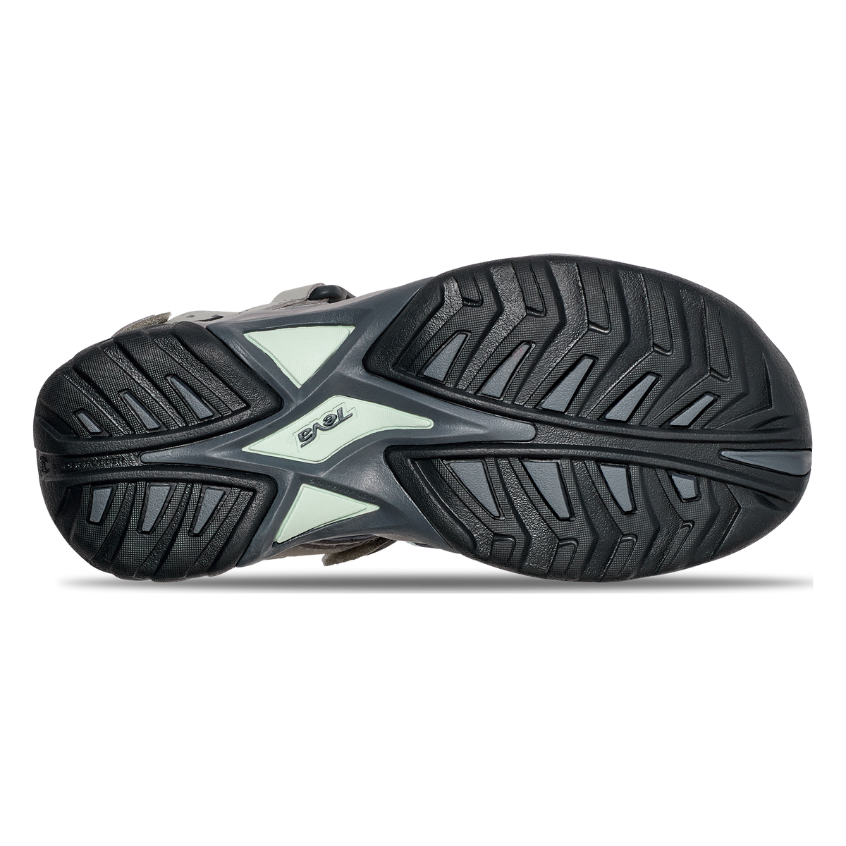 Teva Omnium women's closed-toe water sandal in Slate, sole