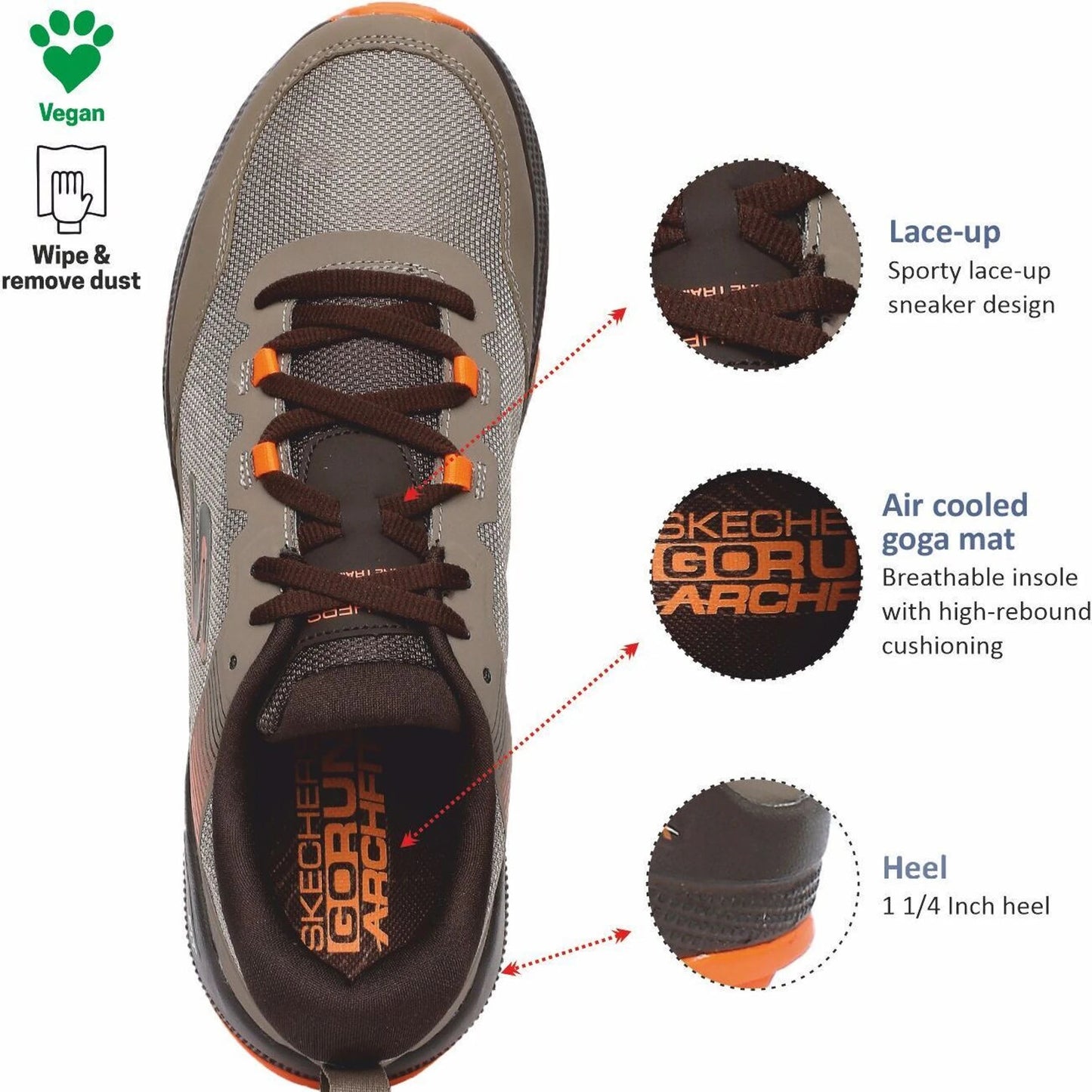 Skechers Men's Go Run Pure Trail 2 Valley