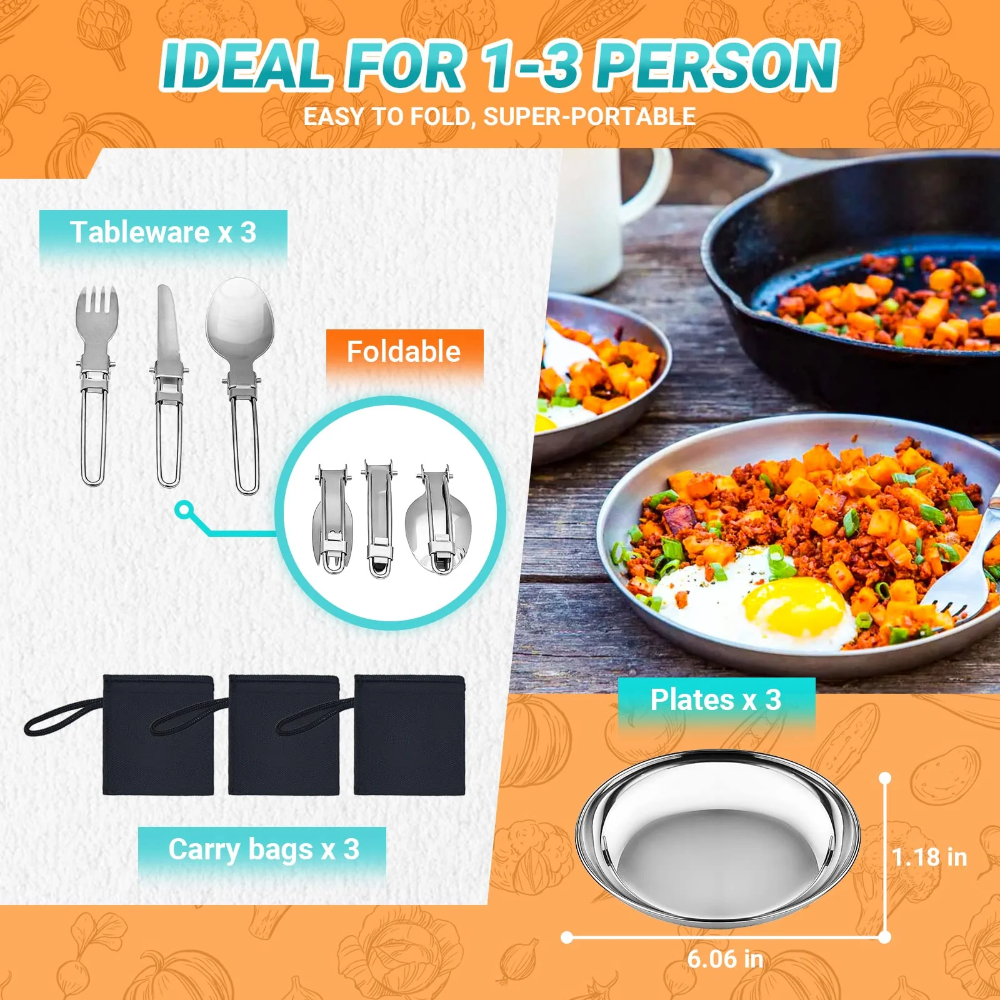 Adventure pro Stainless Cookware Set (5)