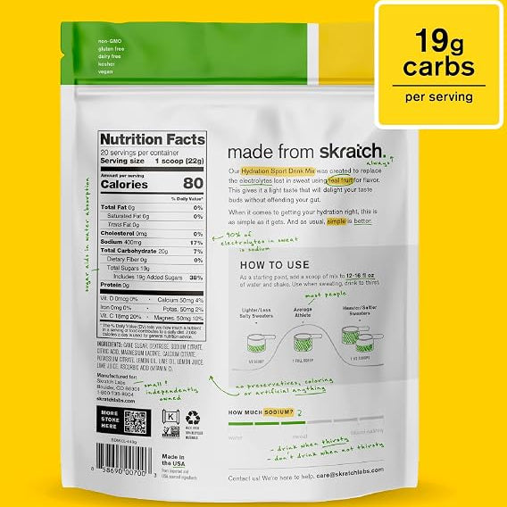 Skratch Labs Sports Hydration 440g Bag - 2 Flavours