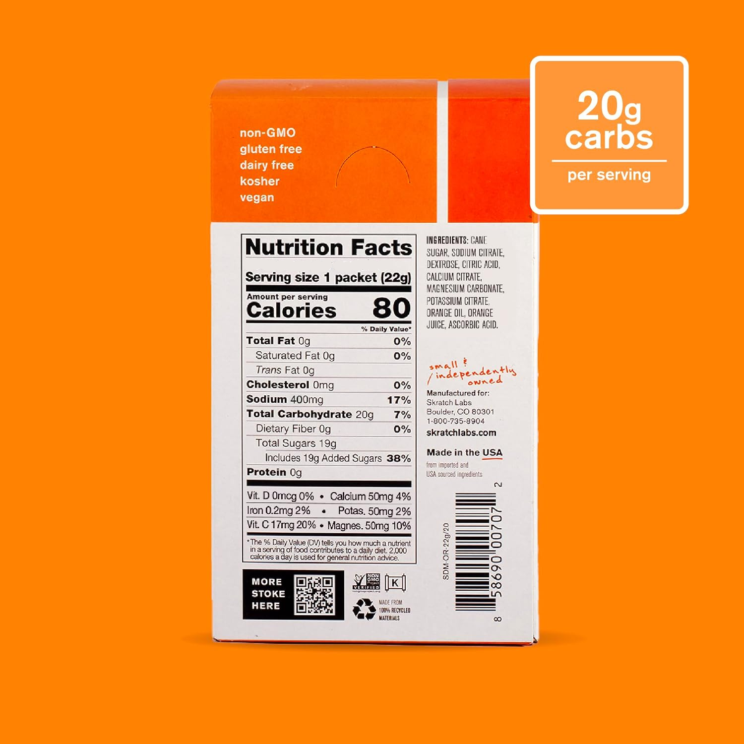 Skratch Labs Sports Hydration 22g 10pk - 3 Flavours