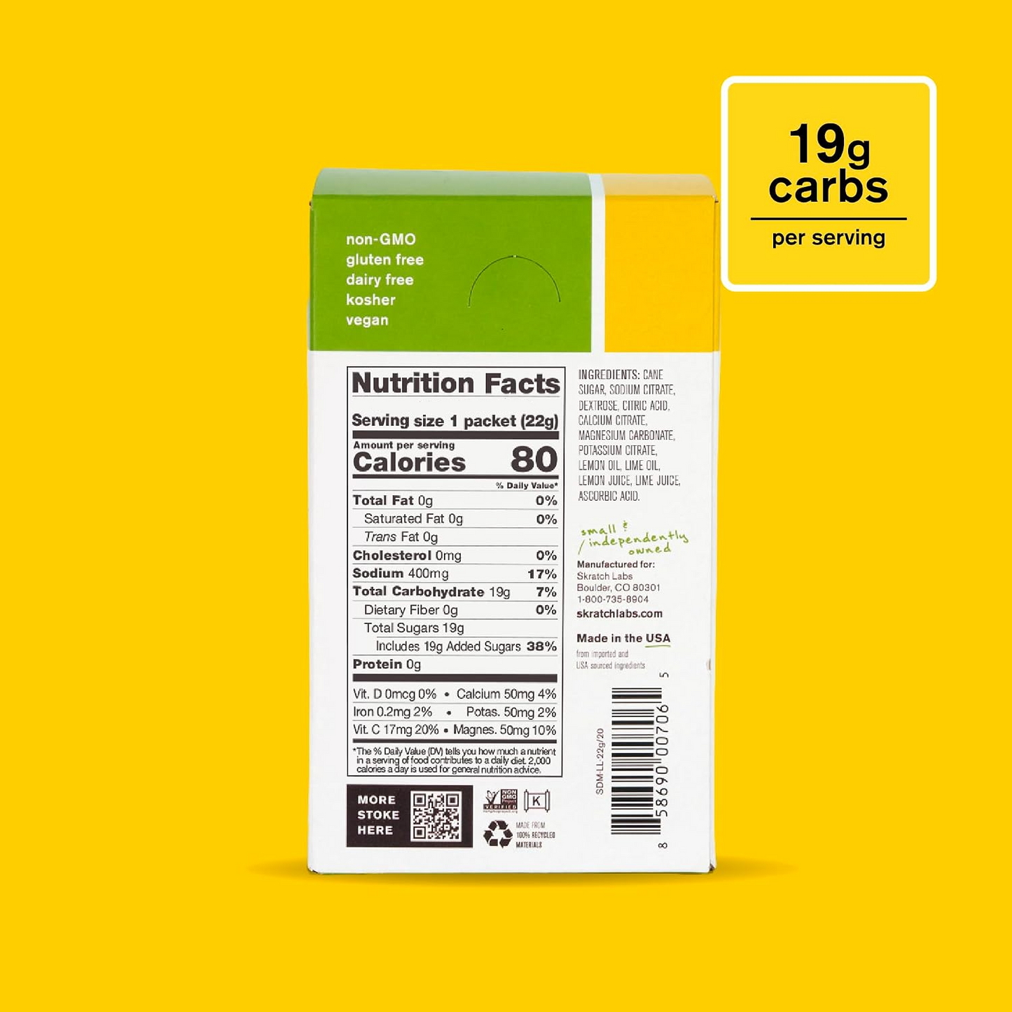 Skratch Labs Sports Hydration 22g 10pk - 3 Flavours