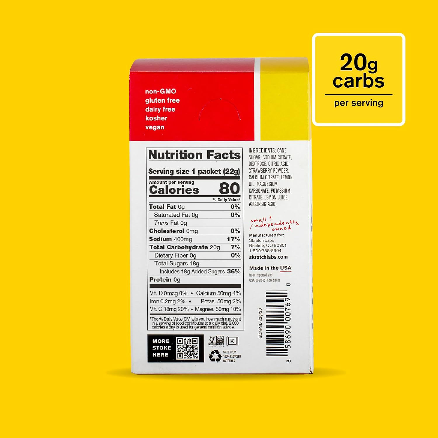Skratch Labs Sports Hydration 22g 10pk - 3 Flavours