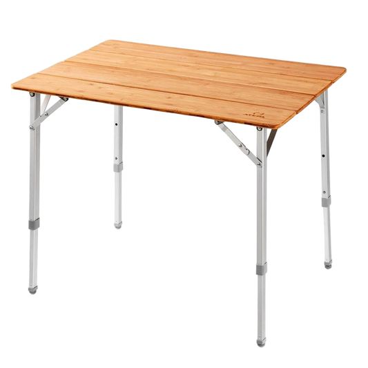 Atepa Bamboo Folding Camping Table