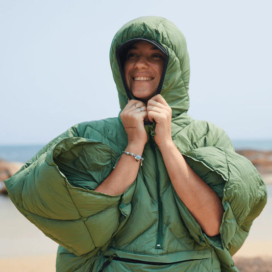 Atepa Murano Insulated Camp Poncho - Green