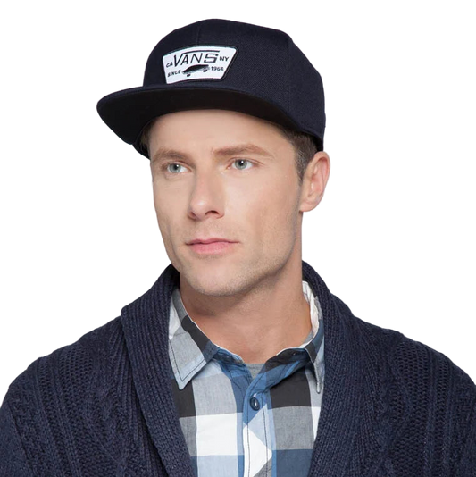 Vans Full Patch Snapback Hat True Black