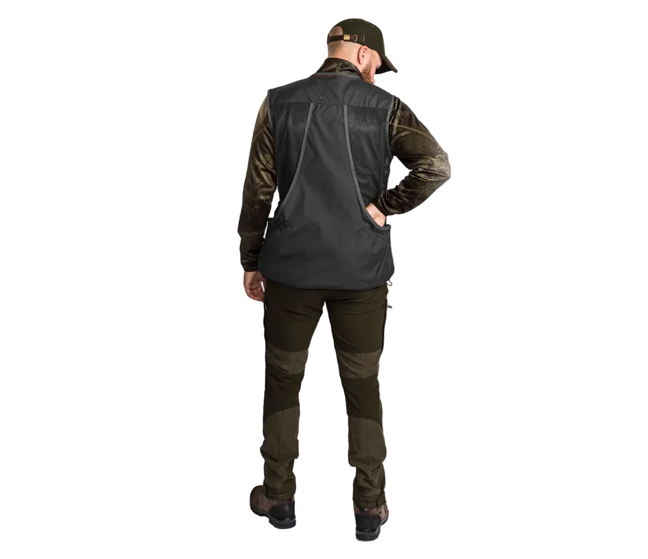 Pinewood Outdoor Vest 2.0 Black/Anthracite