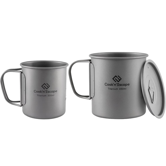 Cook'n'Escape Titanium Cup Set - 300ml+450ml
