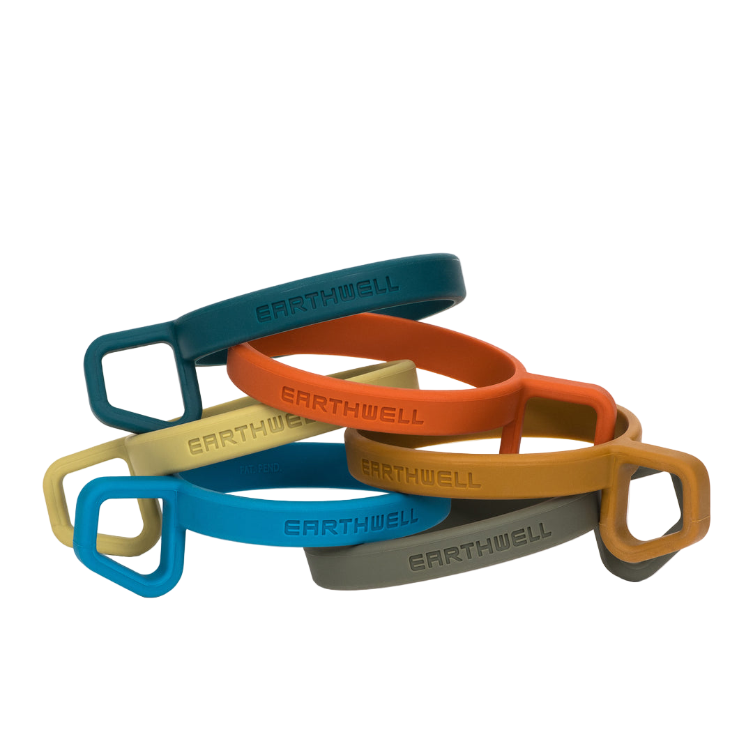 Earthwell Pint Cup 470ml - Four Pack with Free Cup Holders