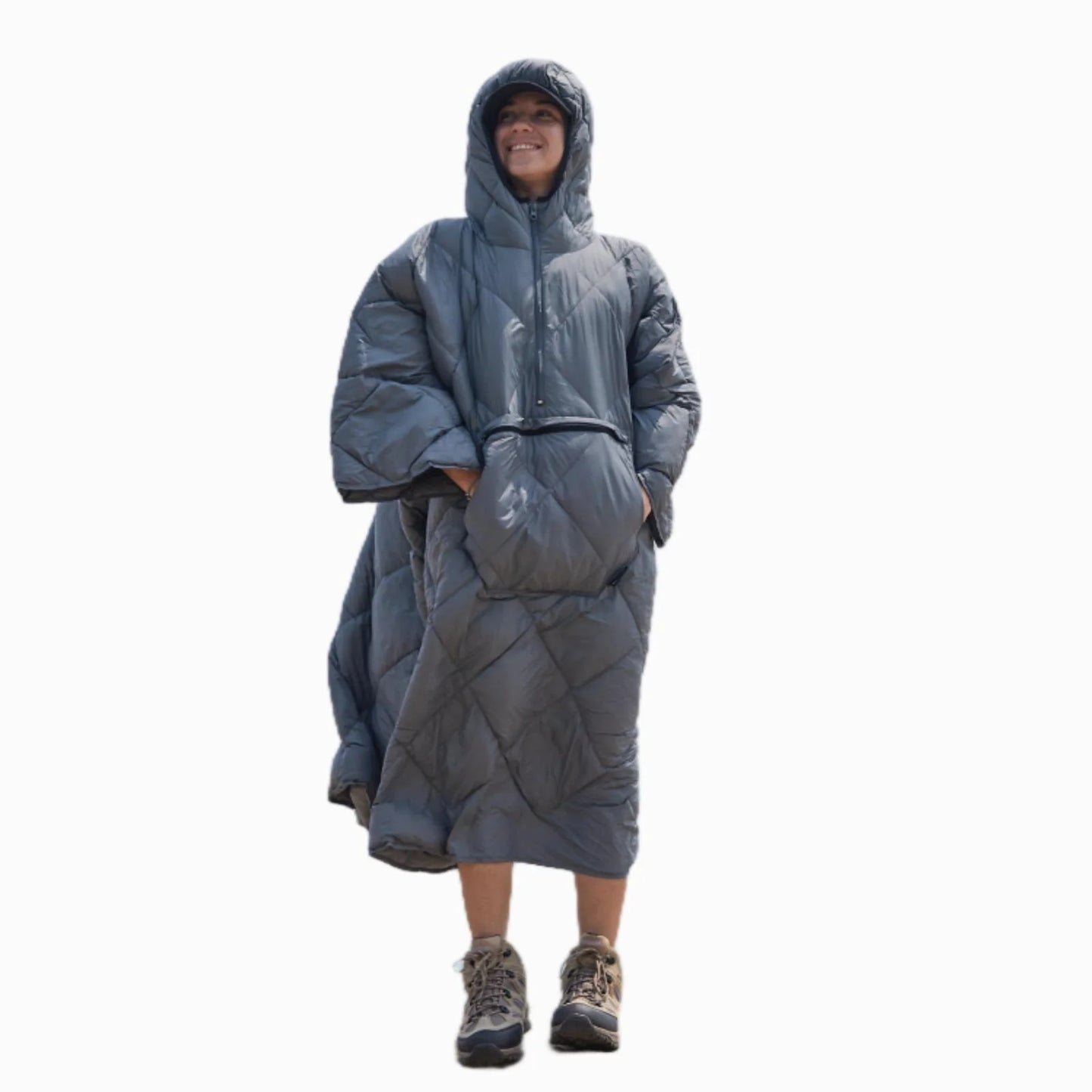 Atepa Murano Insulated Camp Poncho - Grey