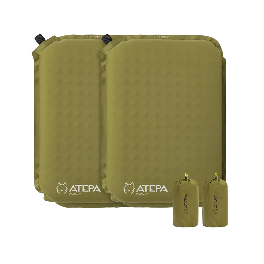 ATEPA Inflatable Foam Seat Cushion - Twin Pack