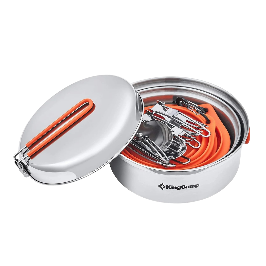 KingCamp ADVENTURER Stainless Steel Cookware Set