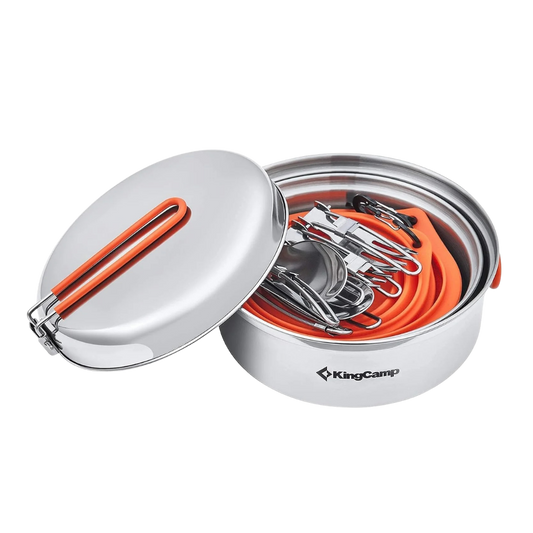 KingCamp ADVENTURER Stainless Steel Cookware Set