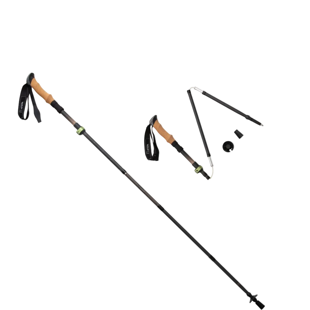 ATEPA Carbon Fibre Folding Trekking Pole - Single